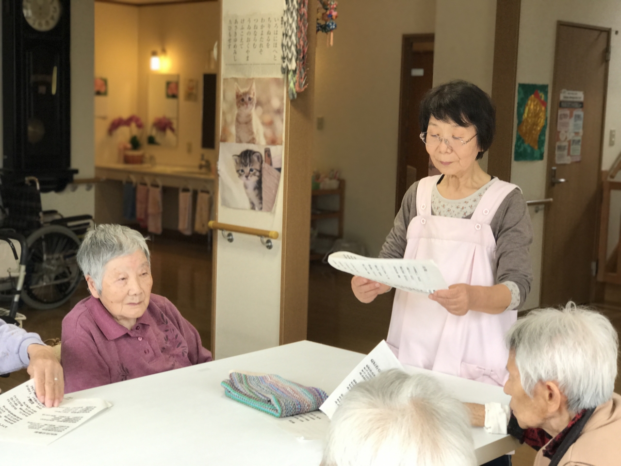 ほほえみでの様子